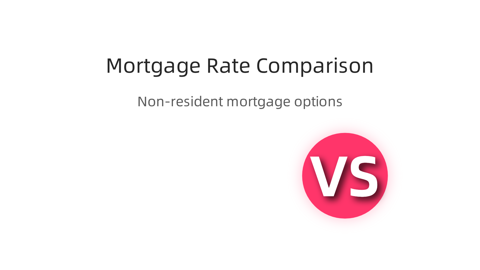 Comparison of fixed-rate and variable-rate mortgage options for non-residents in Dubai.