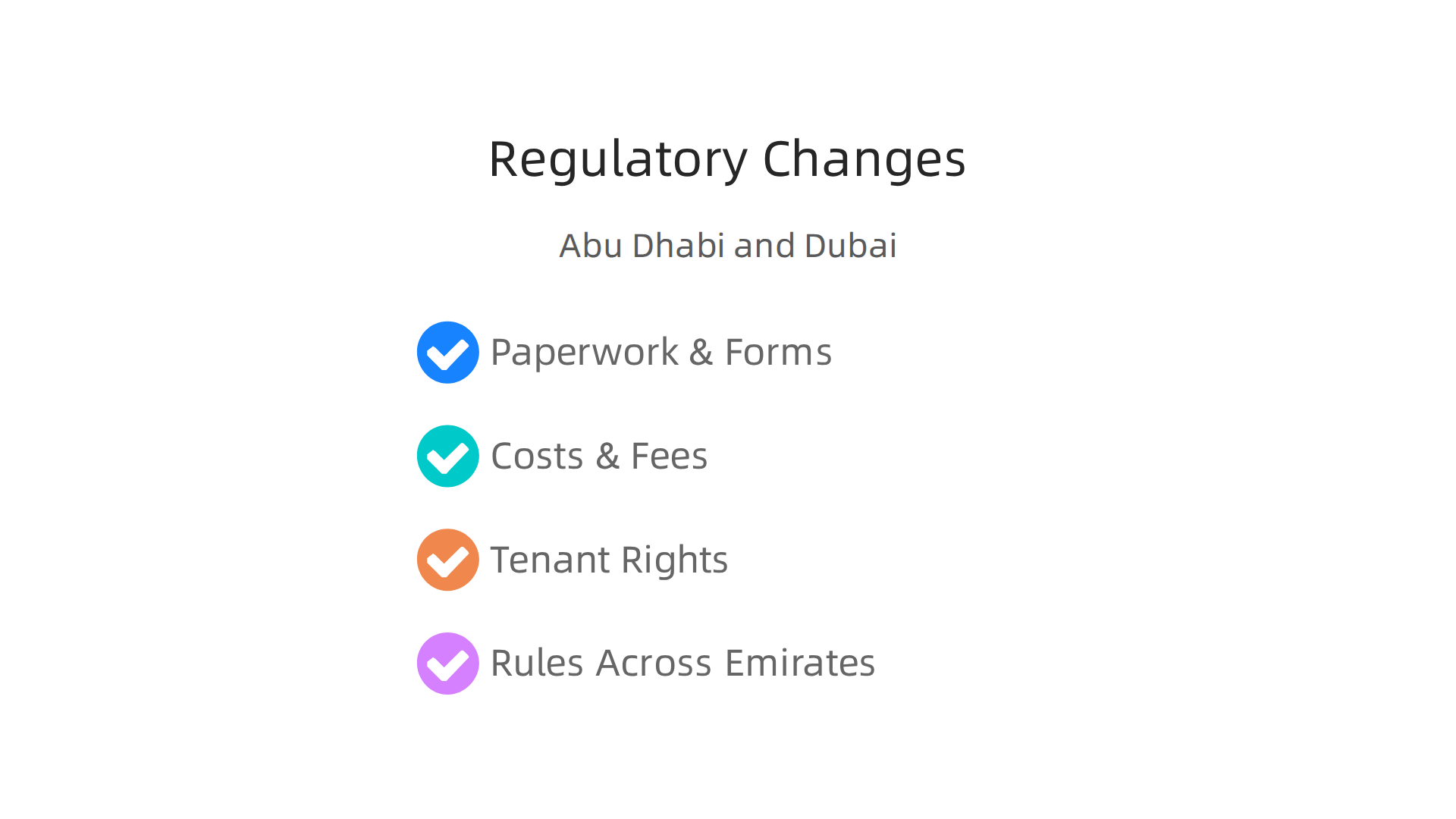 An overview of how recent regulatory updates affect property owners in Abu Dhabi and Dubai.