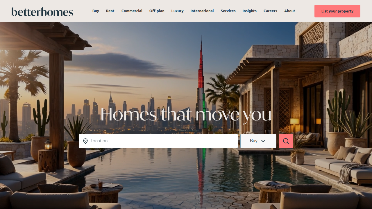 Betterhomes offers comprehensive property management services for landlords and investors across the UAE.